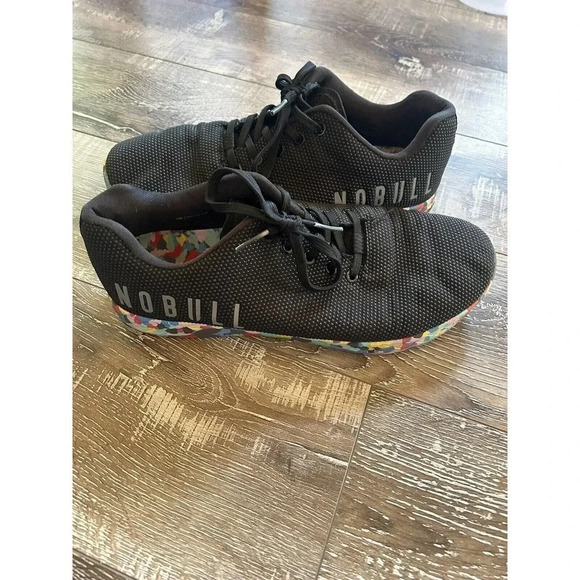 NOBULL Superfabric Black Trainer Wild M11/W12.5 - Picture 4 of 7